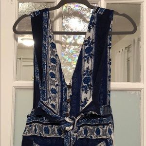 Boho Flowy Jumpsuit- Free People